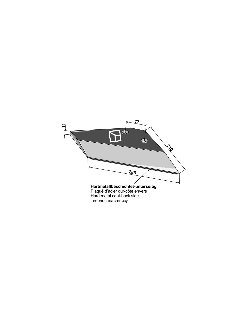 Aileron de rechange - droit