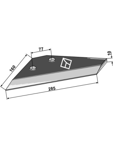 Aileron de rechange -...