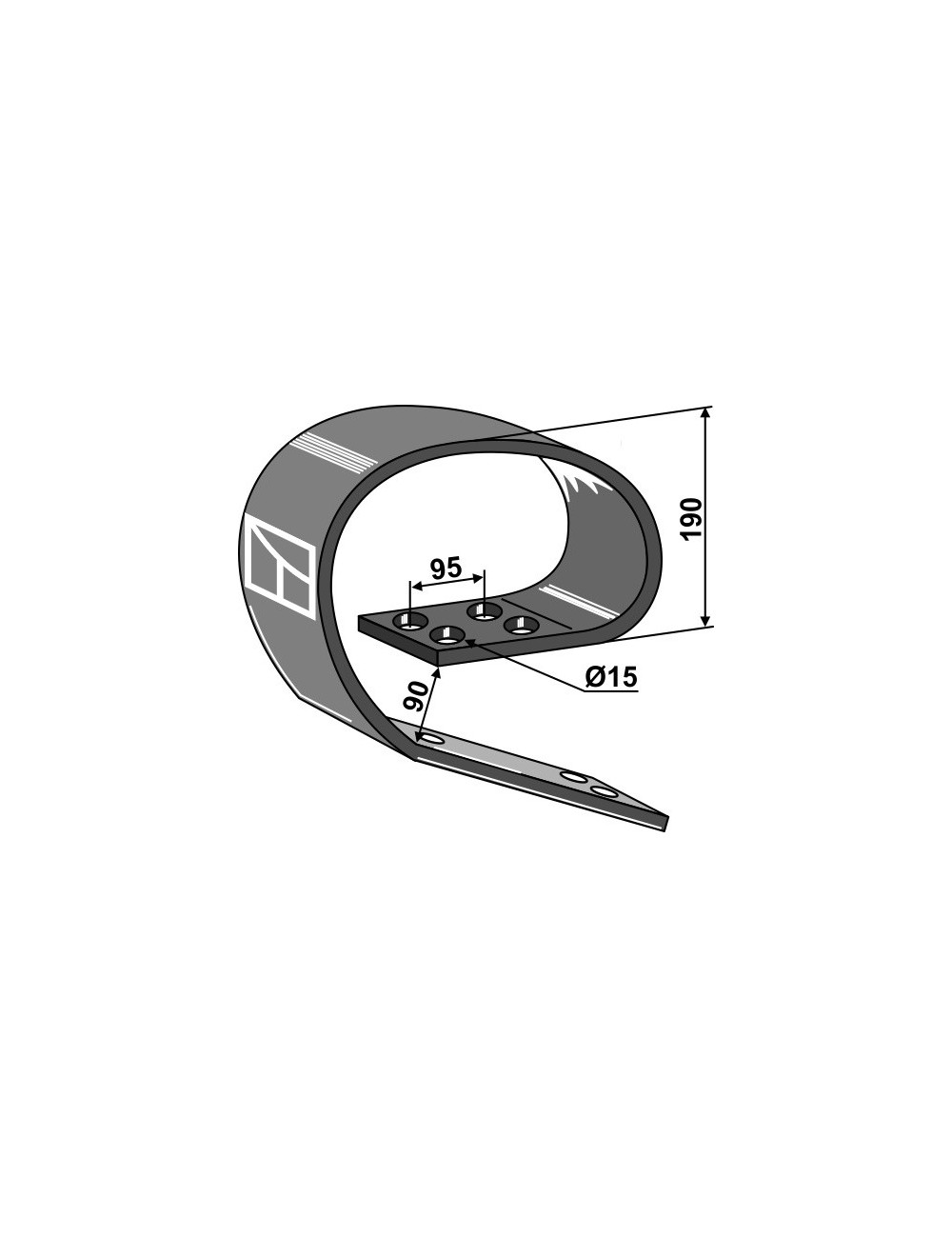 Ressort - 150 x 10