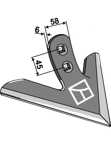 Soc triangulaire 300mm