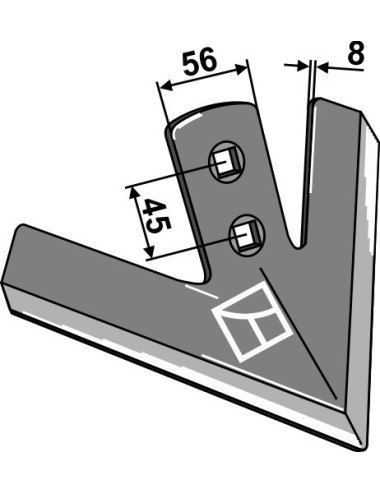 Soc triangulaire 245mm