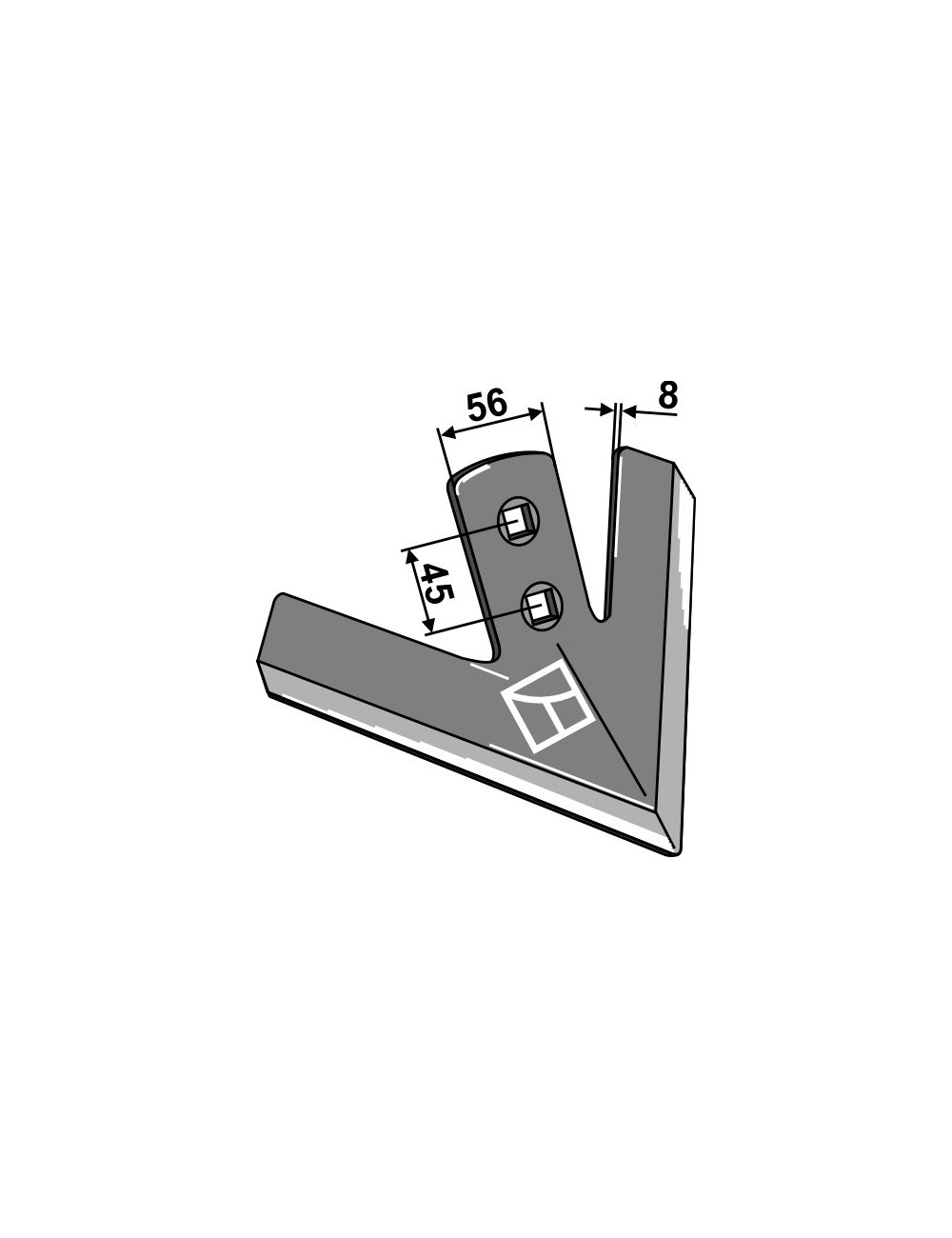 Soc triangulaire 245mm