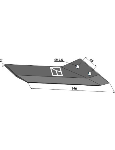 Aileron de rechange - droit