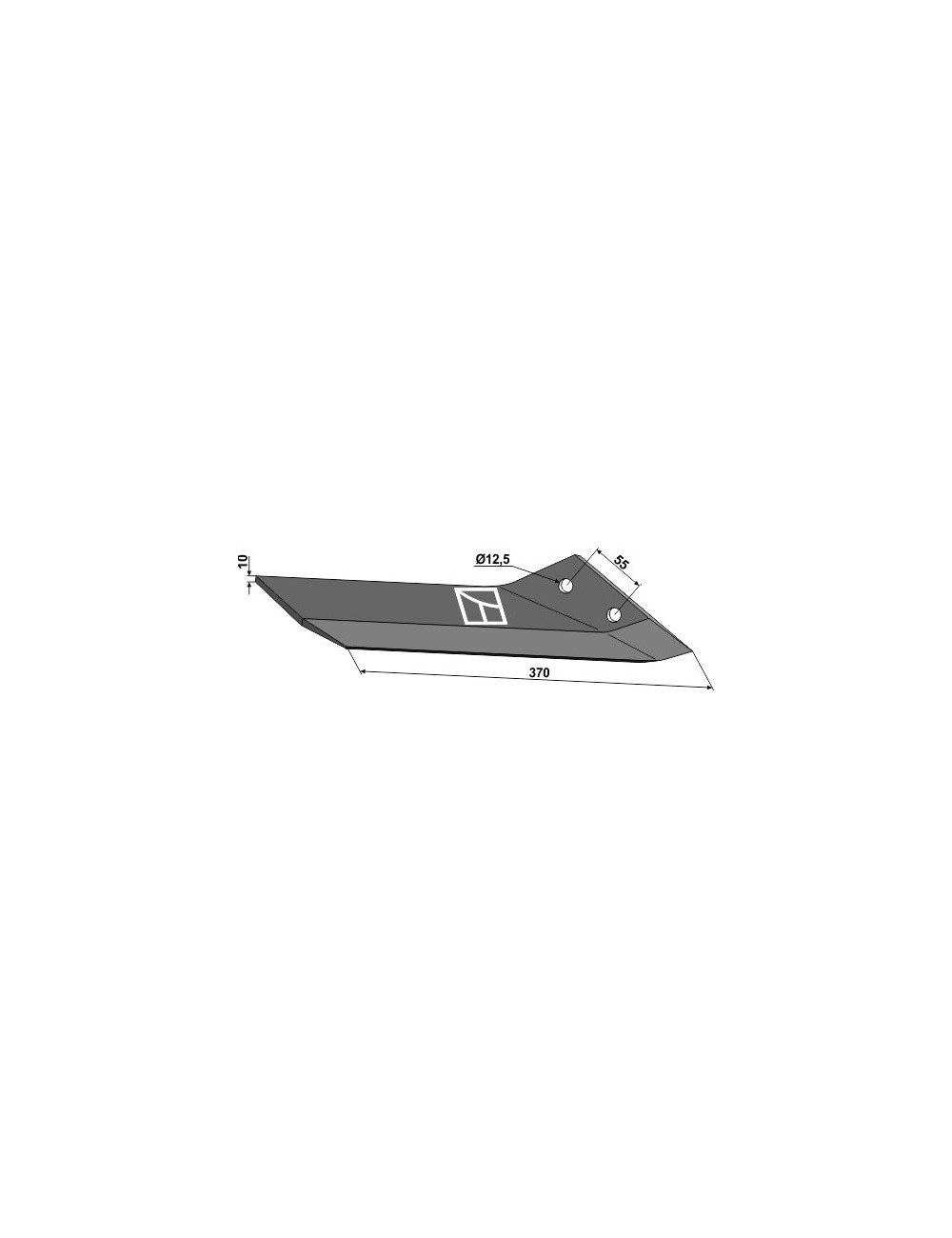 Aileron de rechange - droit