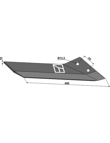 Aileron de rechange - droit