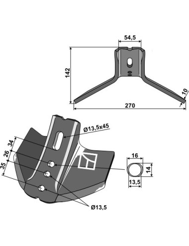 Soc triangulaire