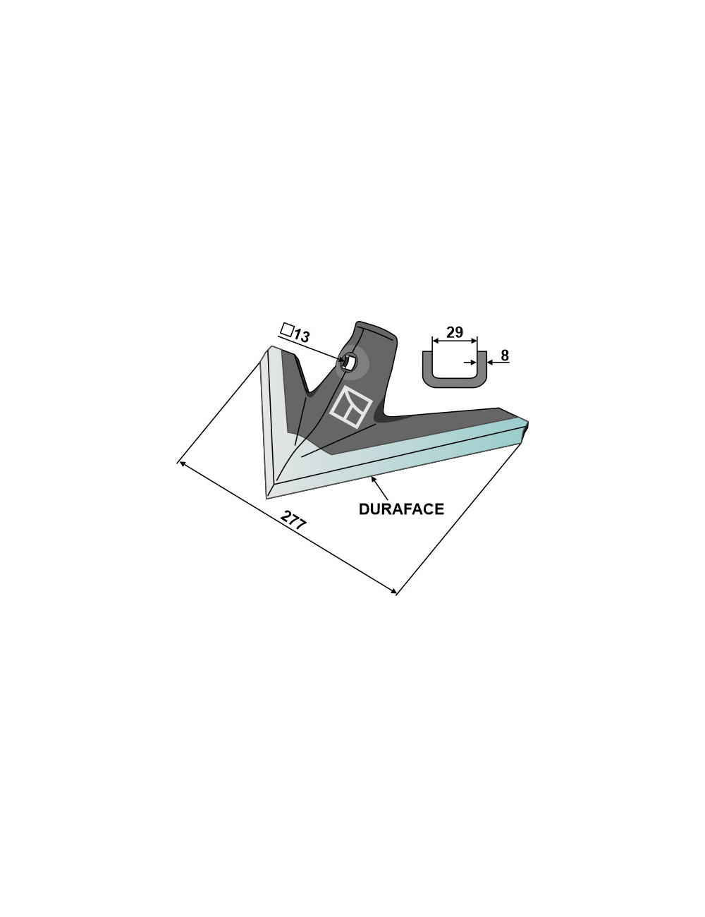 Soc triangulaire 277mm