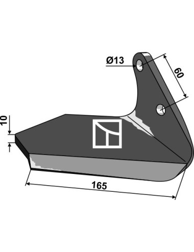 Aileron de rechange - droit