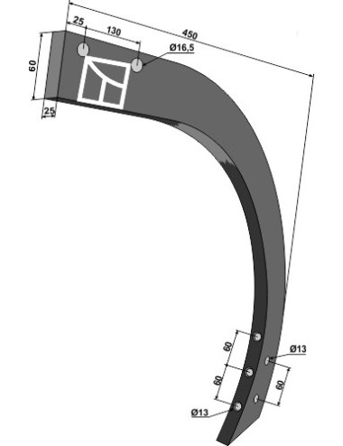 Dent 730mm