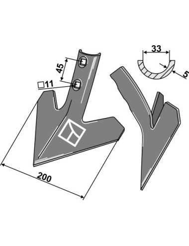 Soc triangulaire