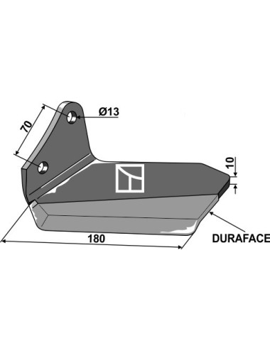 Aileron de rechange - gauche - Delta Flex