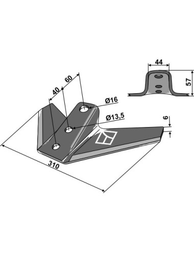 Soc triangulaire