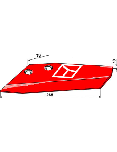 Aileron de rechange - gauche