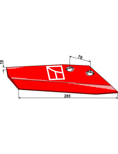 Aileron de rechange - droit