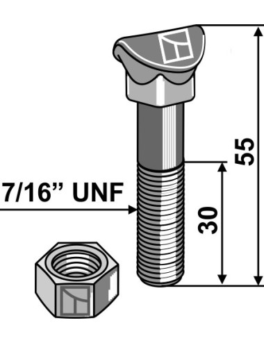 Boulon 7/16“ UNF