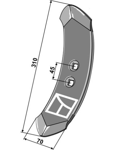 Soc étroit adaptable