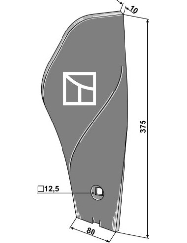 Déflecteur lateral adaptable