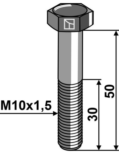 Boulon de sûreté M10 sans...