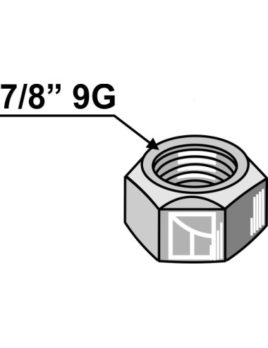 écrou à freinage interne 7/8