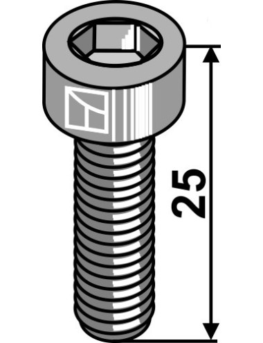 Boulon à 6 pans creux