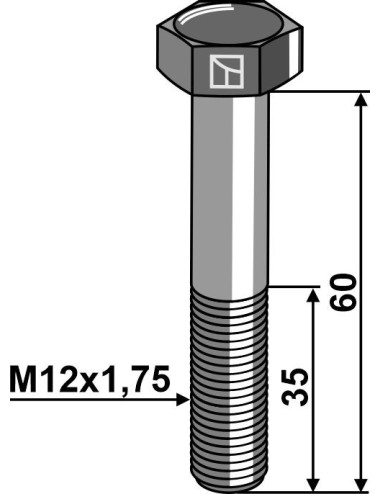 Boulon de sûreté M12 sans...