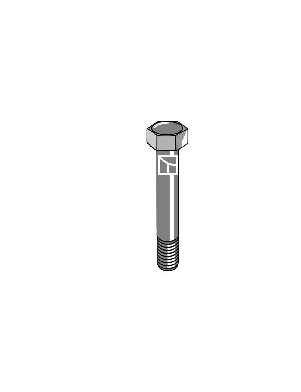 Boulon de sûreté M12 sans écrou