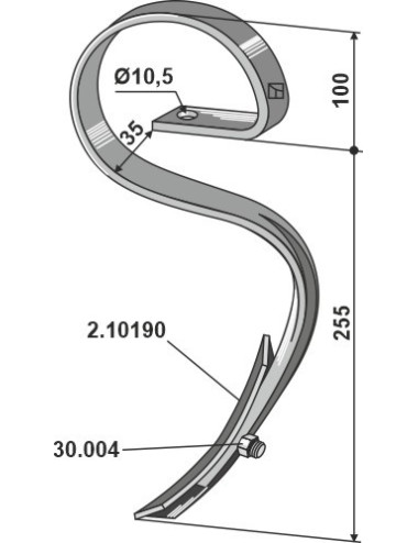 Dent gare ZJ65 avec soc