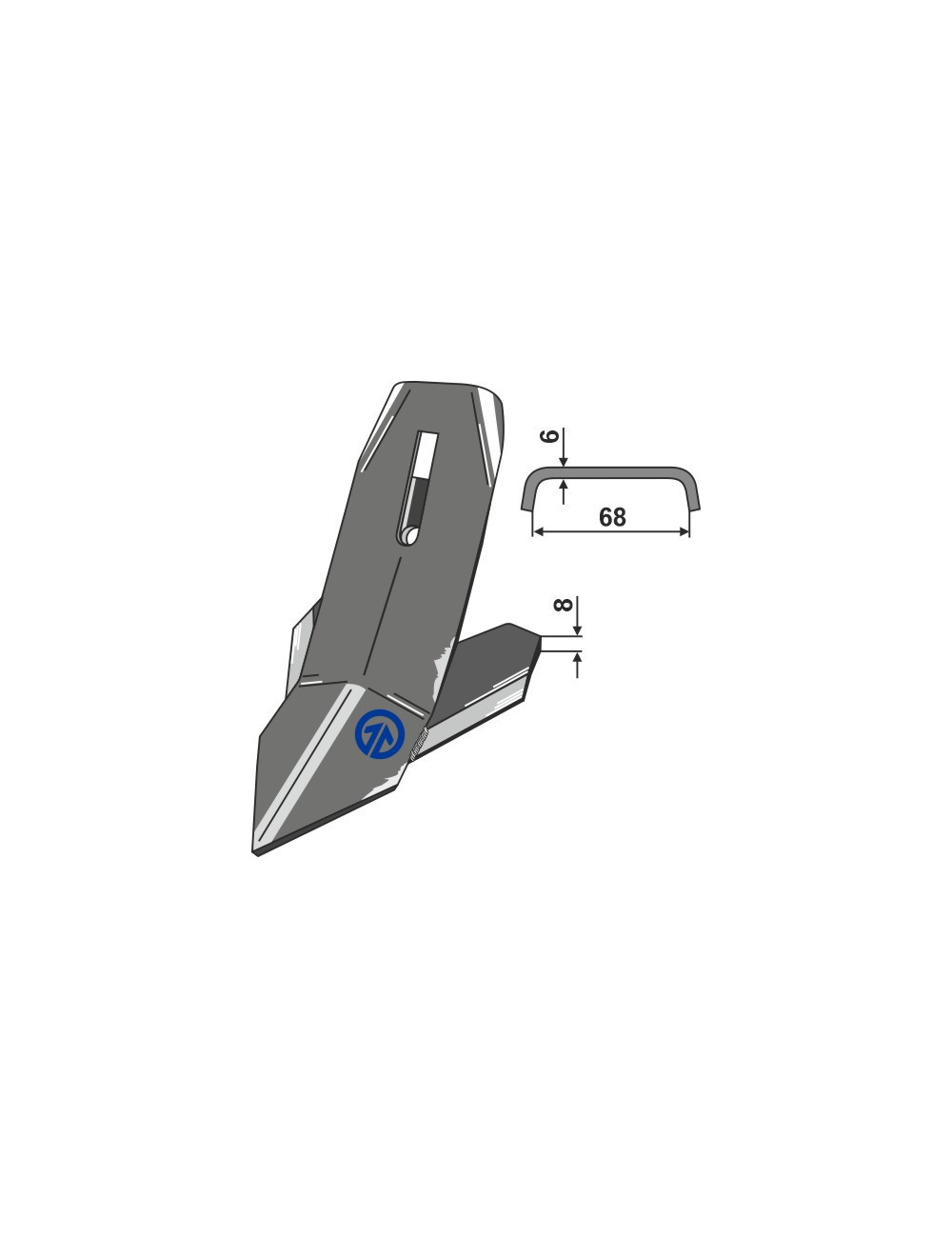 Soc à échange rapide - 180mm