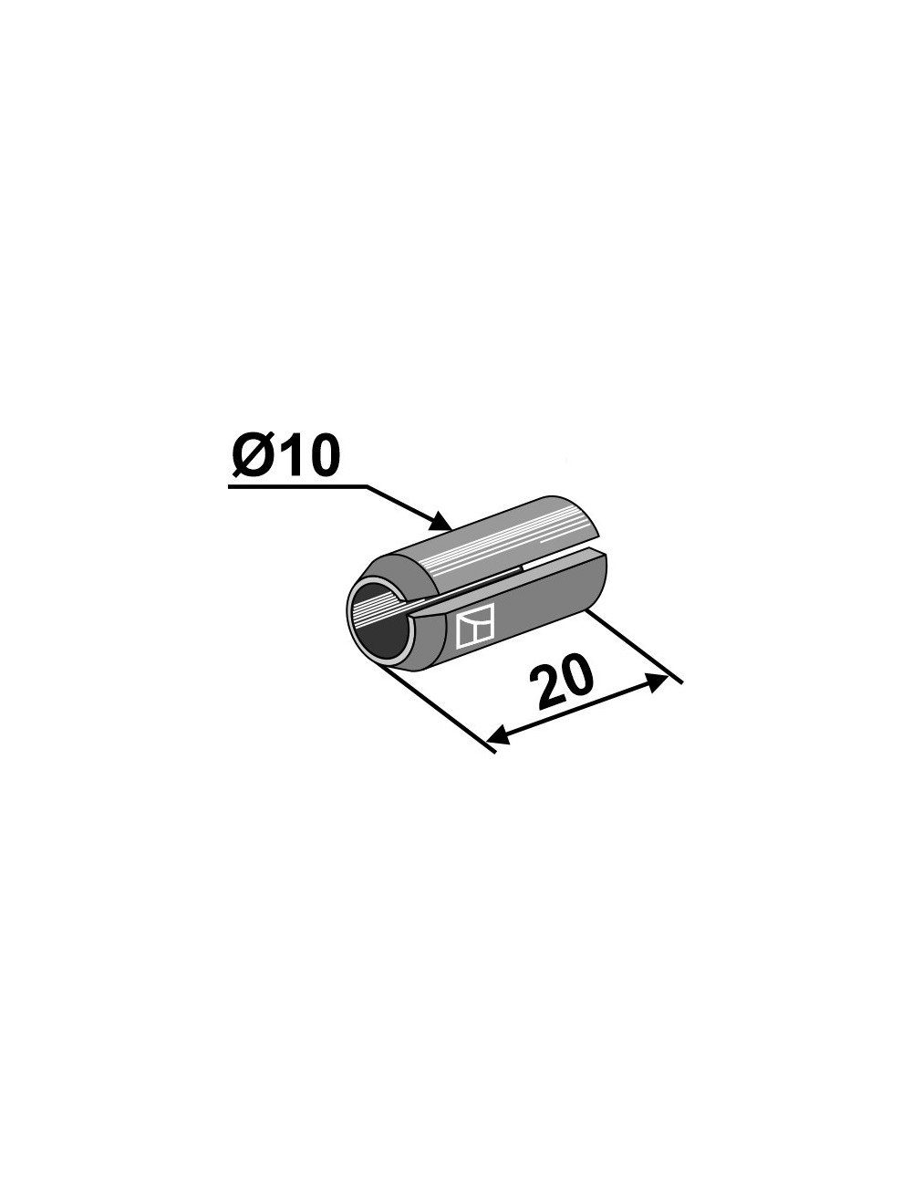 Goupille de serrage - Ø10x20