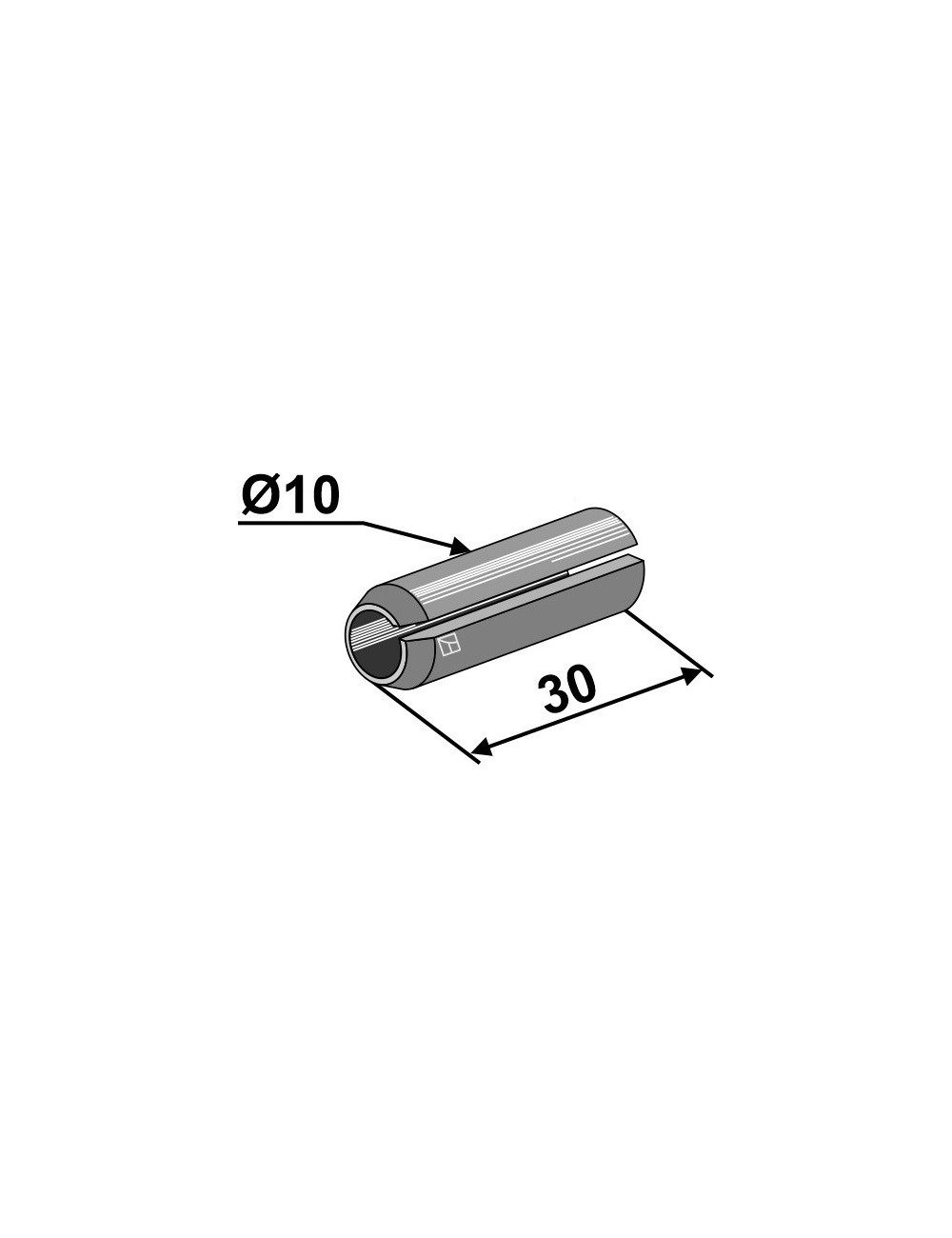 Goupille de serrage - Ø10x30