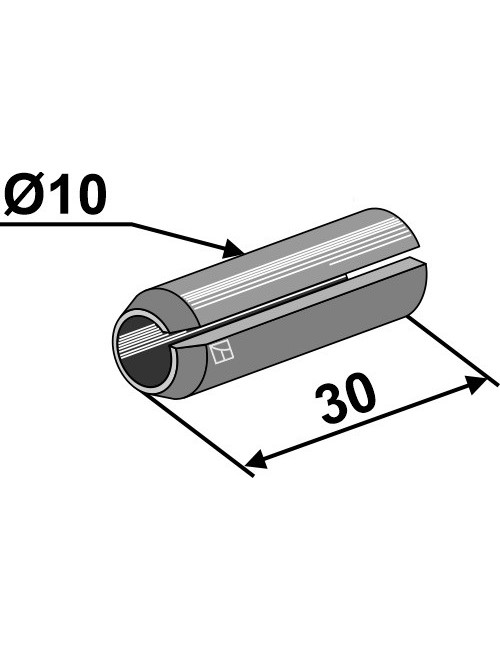 Goupille de serrage - Ø10x30