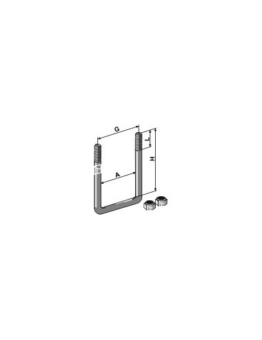Boulon étrier - M10x1,5