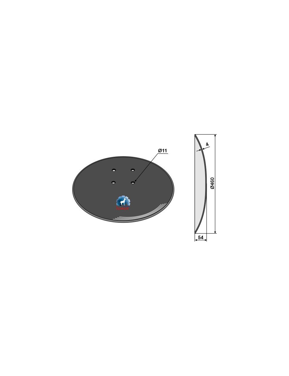 Disque lisse - Ø460x4