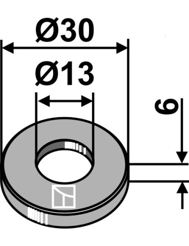 Rondelle DIN 7349