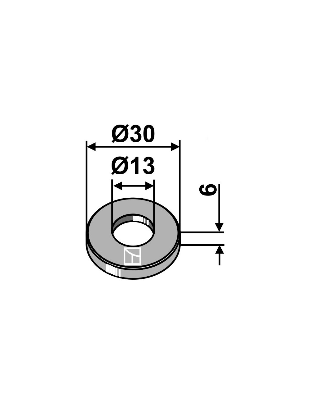 Rondelle DIN 7349