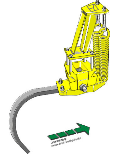 Ressort d´extirpateur compl. avec Dent-C
