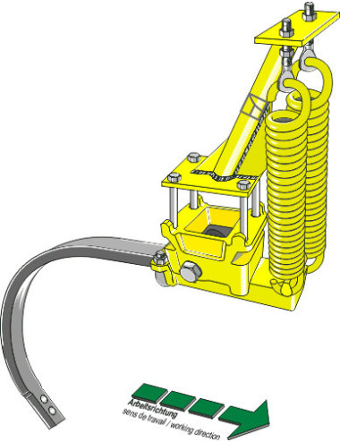 Ressort d´extirpateur compl. avec Dent-C