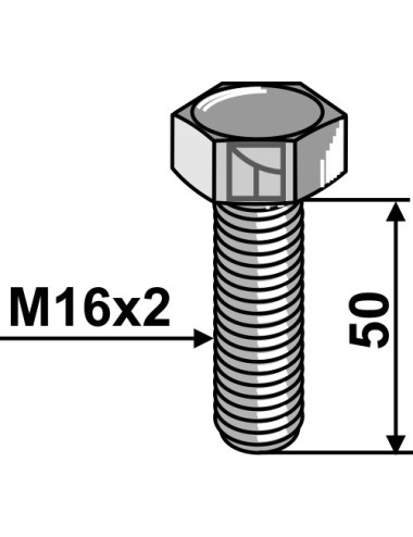 Boulon M16x2