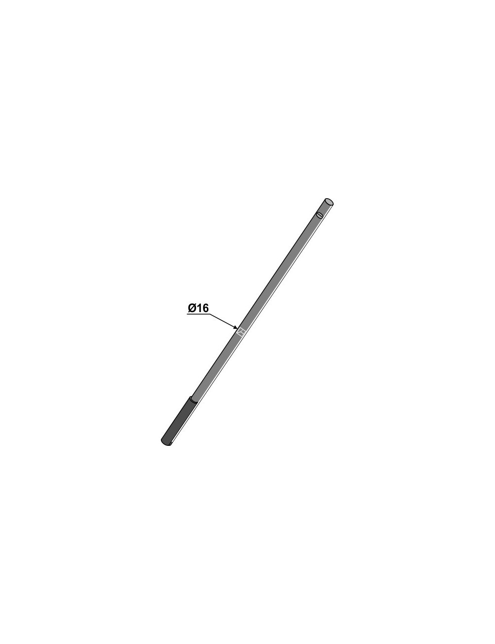 Pièce d'usure revêtement en métal dur 480mm