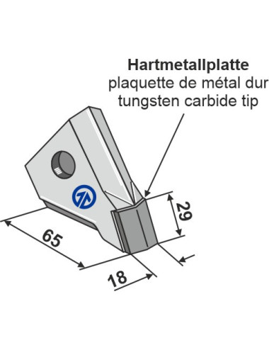 Pointe interchangeable - Semence uniquemen