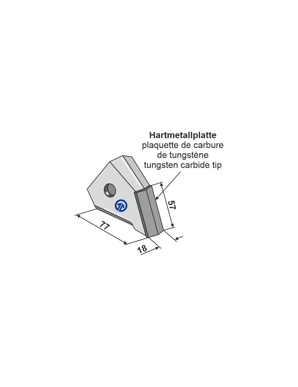 Pointe interchangeable - Semence uniquemen