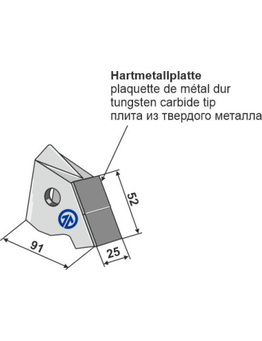 Pointe interchangeable - Semence uniquemen