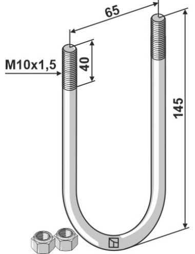 Boulon étrier - M10x1,5