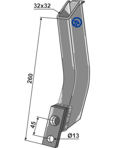 Tube de semoir