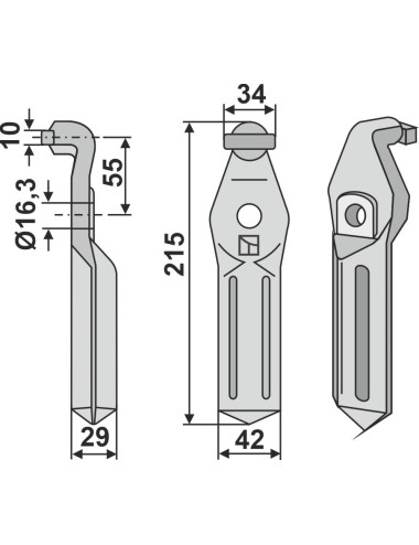 Dent rotative