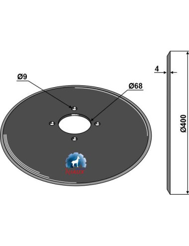 Disque de semoir Ø400x4