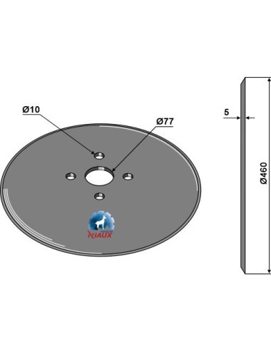 Disque de semoir Ø460x5