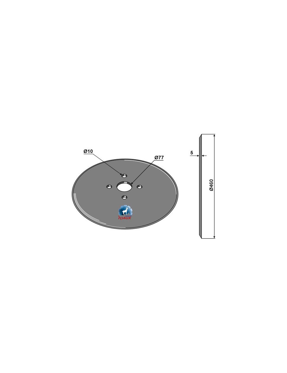 Disque de semoir Ø460x5