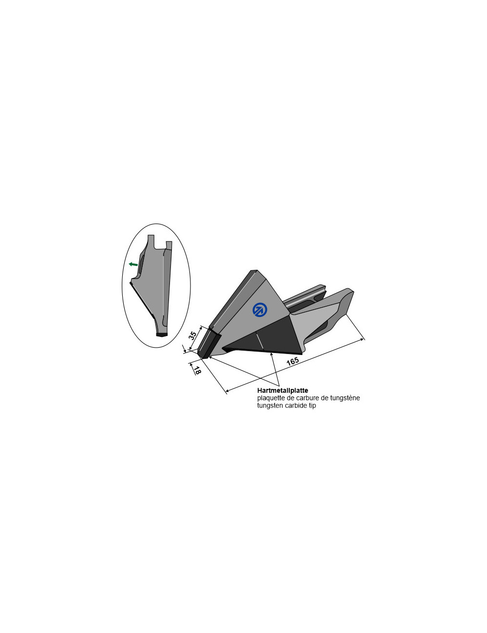 Pointe variable - Semence ou engrais - gauche