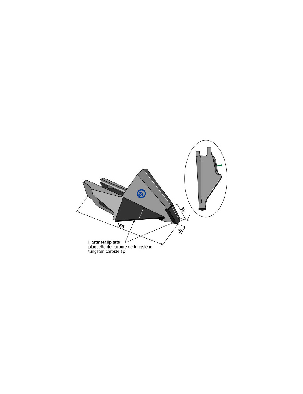 Pointe variable - Semence ou engrais - droite